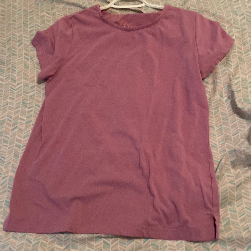 Cute purple shirt!